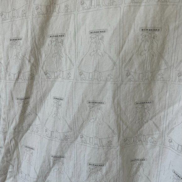 Burberry Collared Button Down Logo Print Sleeveless Tank Top - Picture 8 of 11